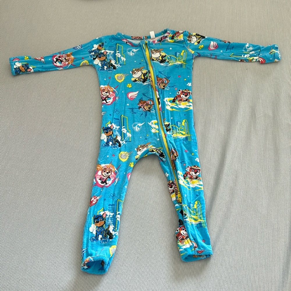 Bellabu bear -paw patrol bamboo footie
